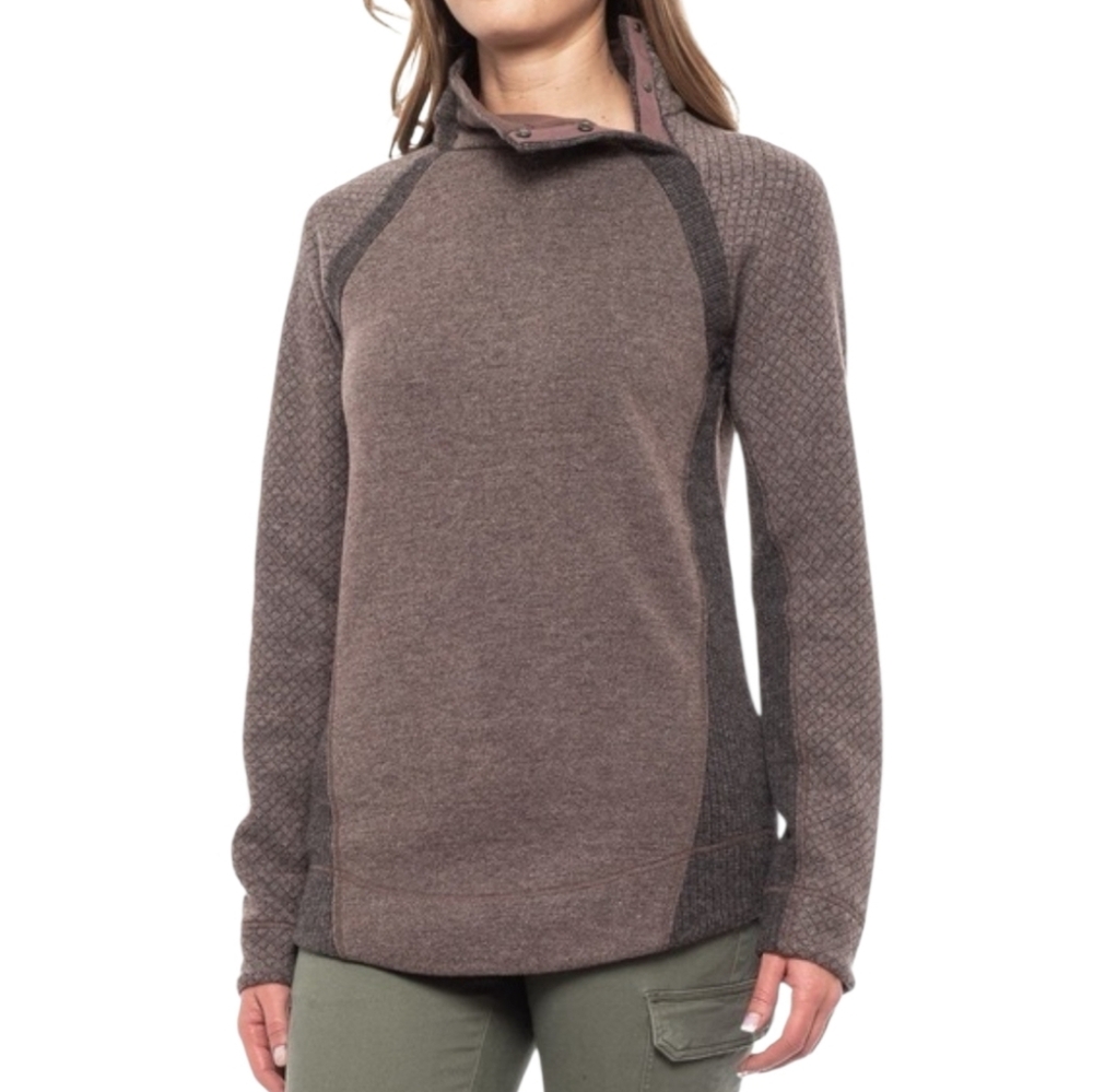 Prana Brandie Mock Neck Women's Wool Blend Sweater sz S